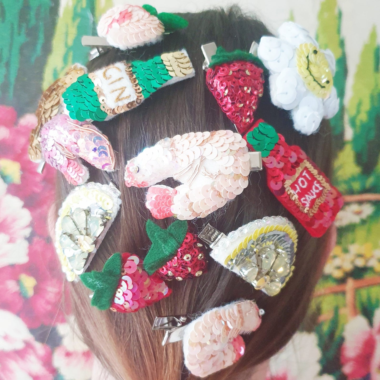 The Hattie, Gin Hair Clip/Brooch