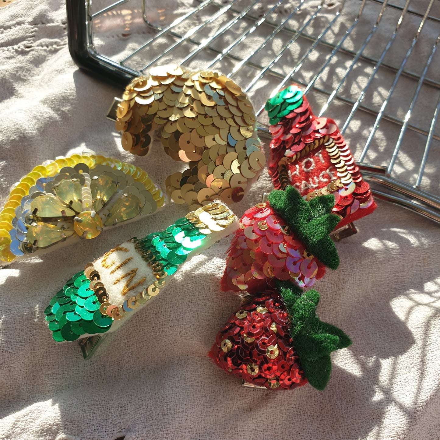 The Hattie, Gin Hair Clip/Brooch