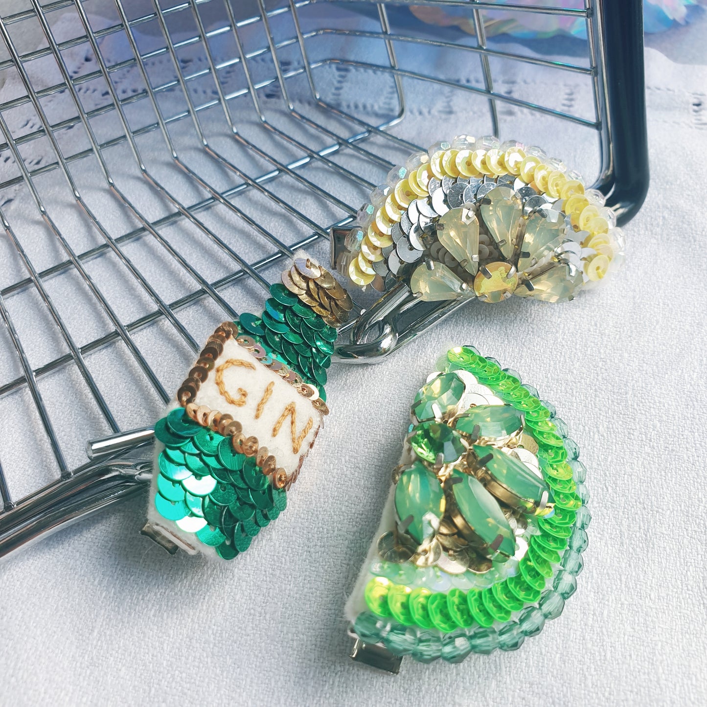 The Hattie, Gin Hair Clip/Brooch