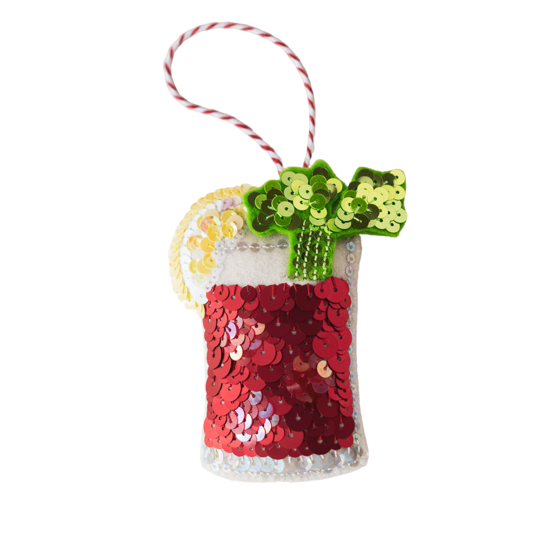 Bloody Mary Sequin Ornament