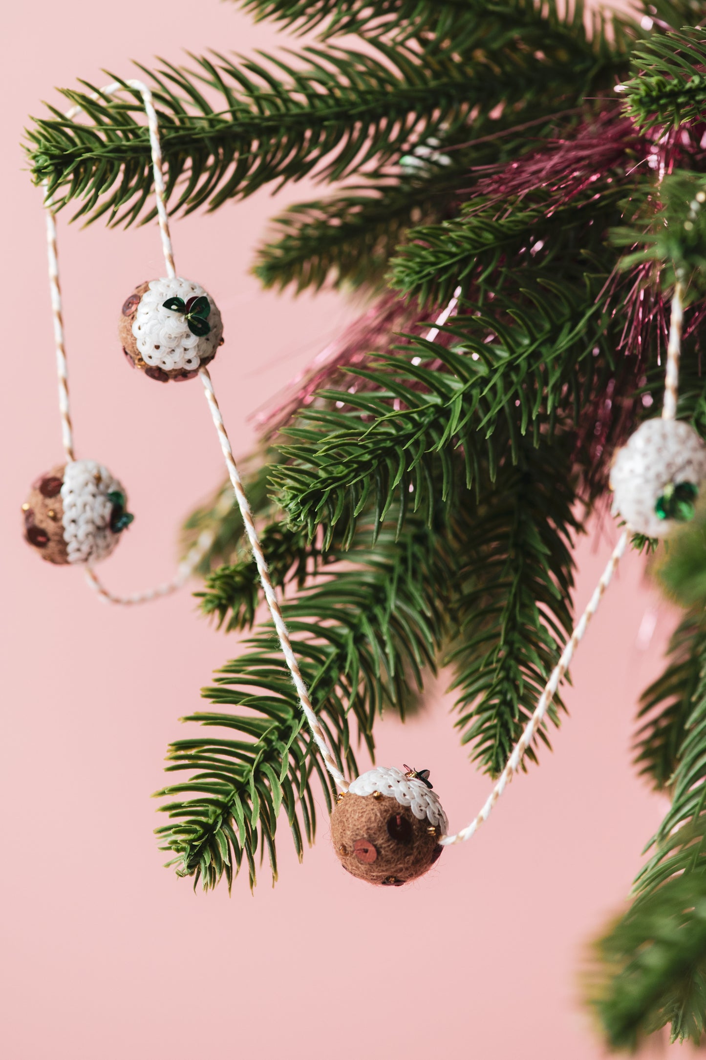 The Christmas Pudding Garland