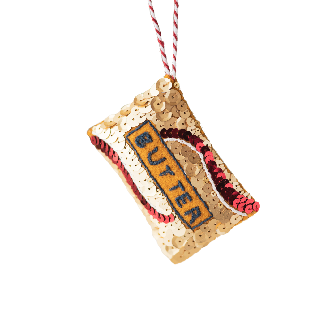 Better than Butter Sequin Hanging Ornament