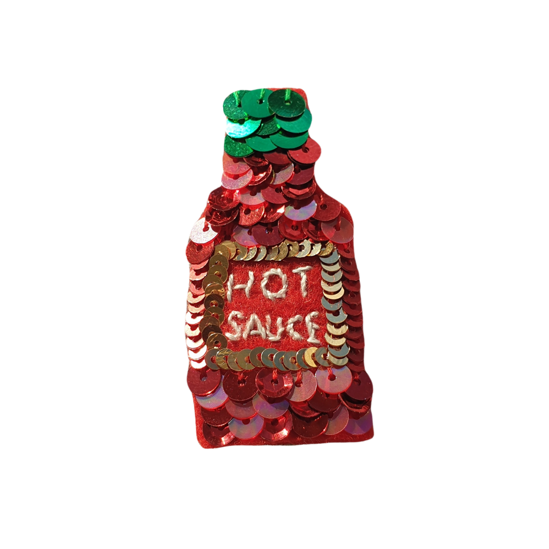 The Hot Sauce Hair Clip/Brooch, The Emma