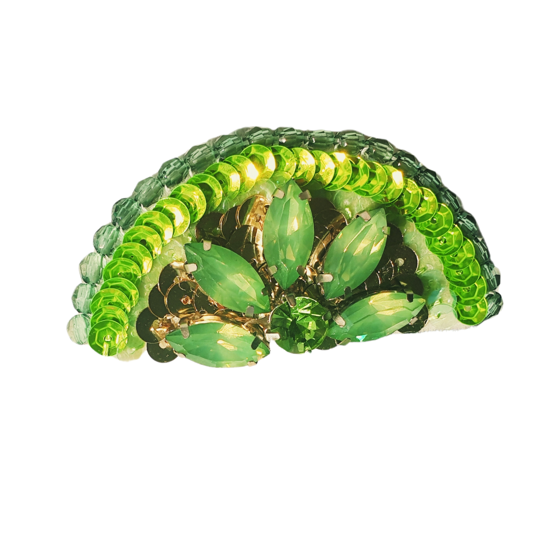 The Luscious Lime Hair Clip/Brooch