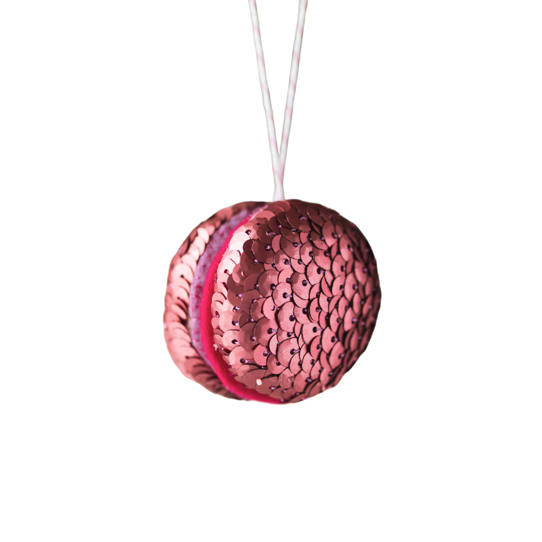 A Marvellous Macaron Sequin Hanging Decoration