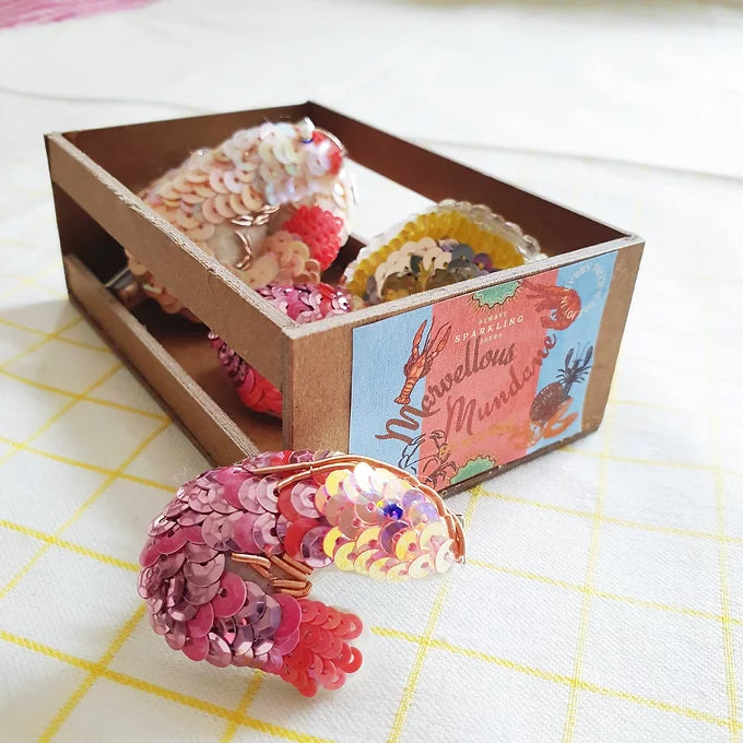 The Pink Shrimp Hair Clip