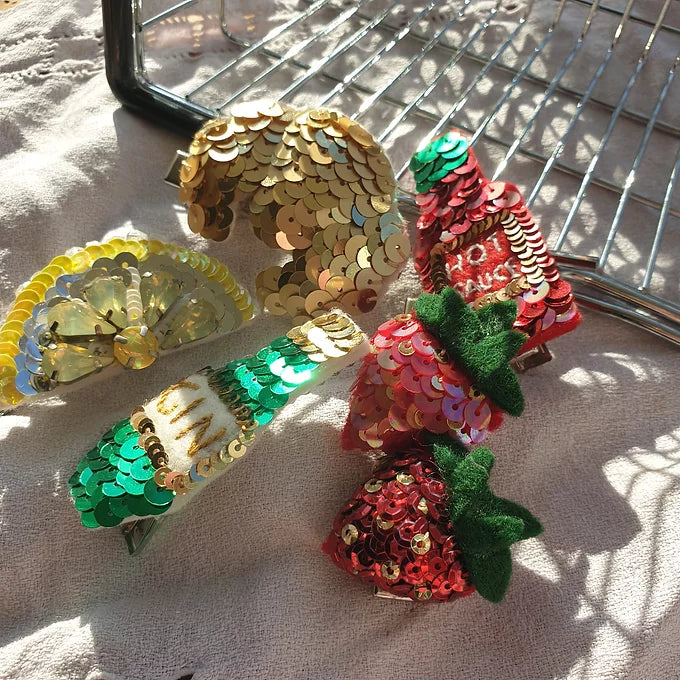 Handmade Sequin Hair Clip