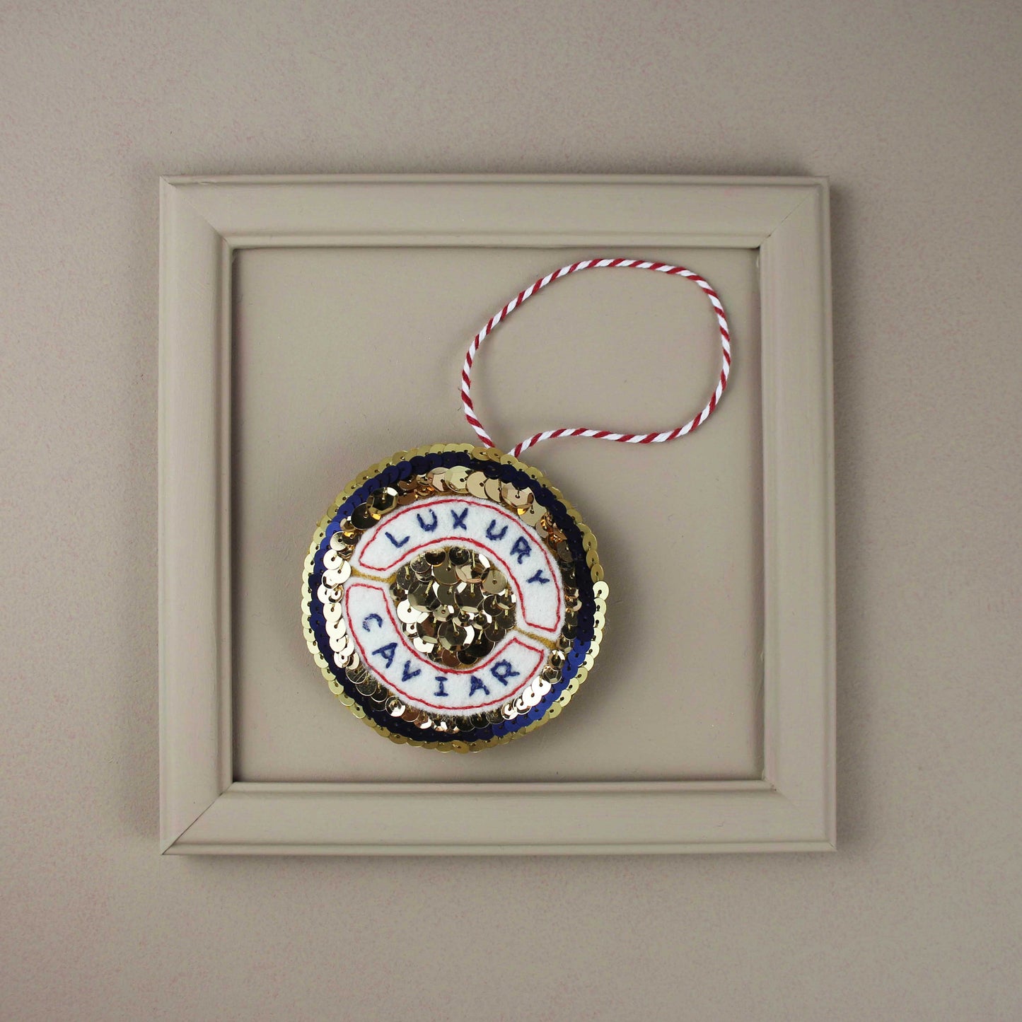 Handmade Caviar Sequin Hanging Decoration