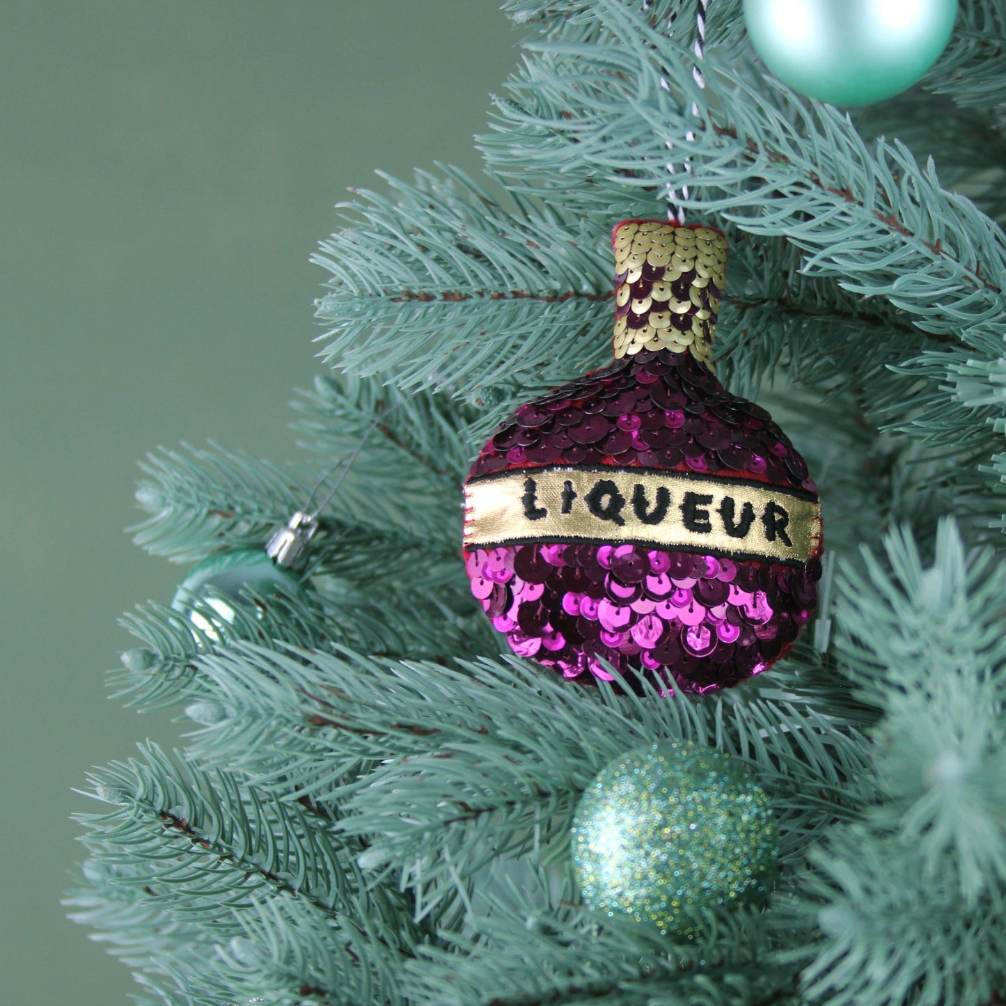 Luxury Liqueur Sequin Hanging Decoration