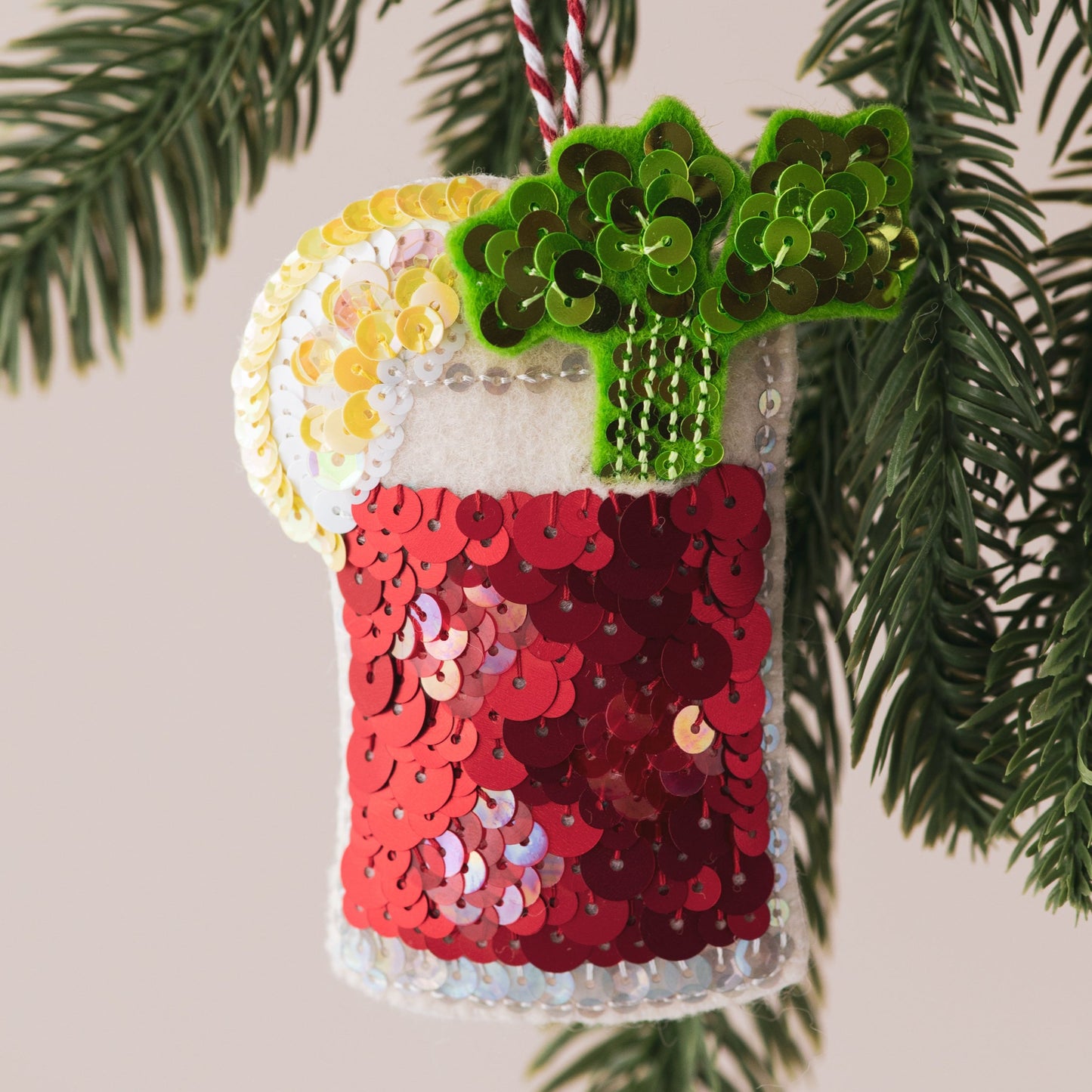 Bloody Mary Sequin Ornament