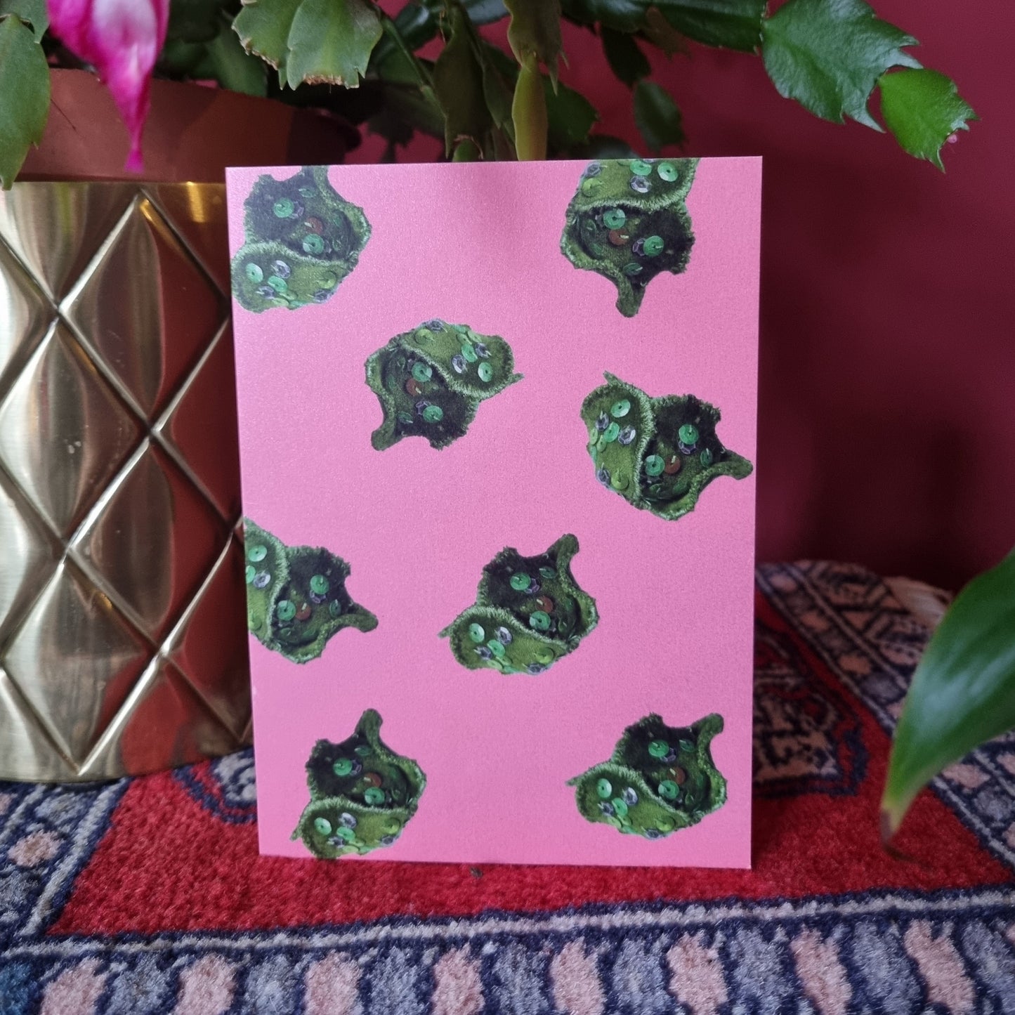 The Brussels Sprout Card - Pink