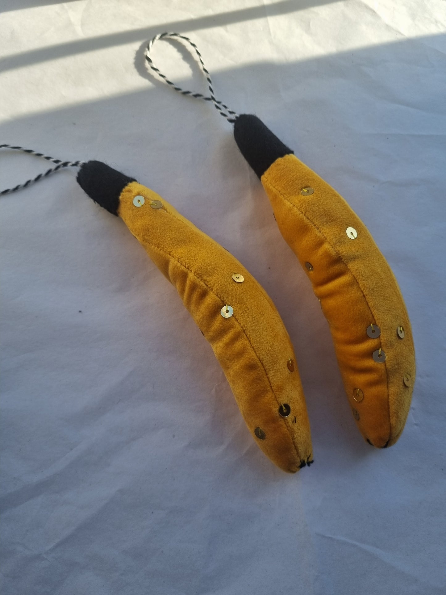 Banana Ornament, wonky sample