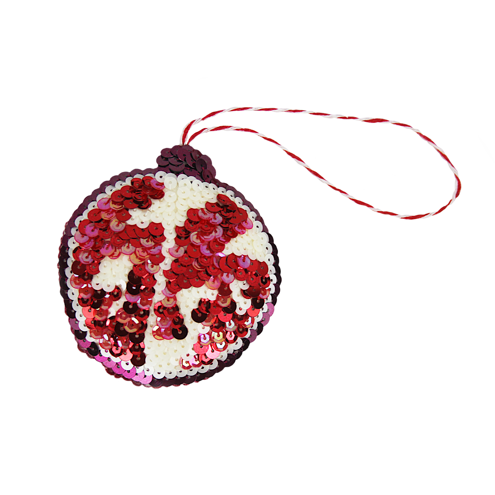 Sequinned Pomegranate Ornament
