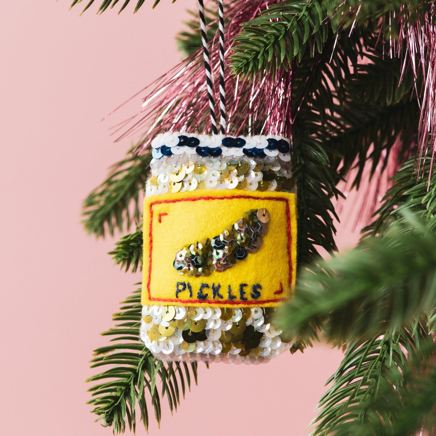 The Pickle Jar Sequinned Ornament
