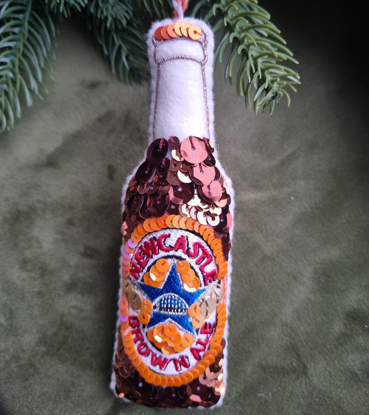 Brown Ale Hanging Ornament
