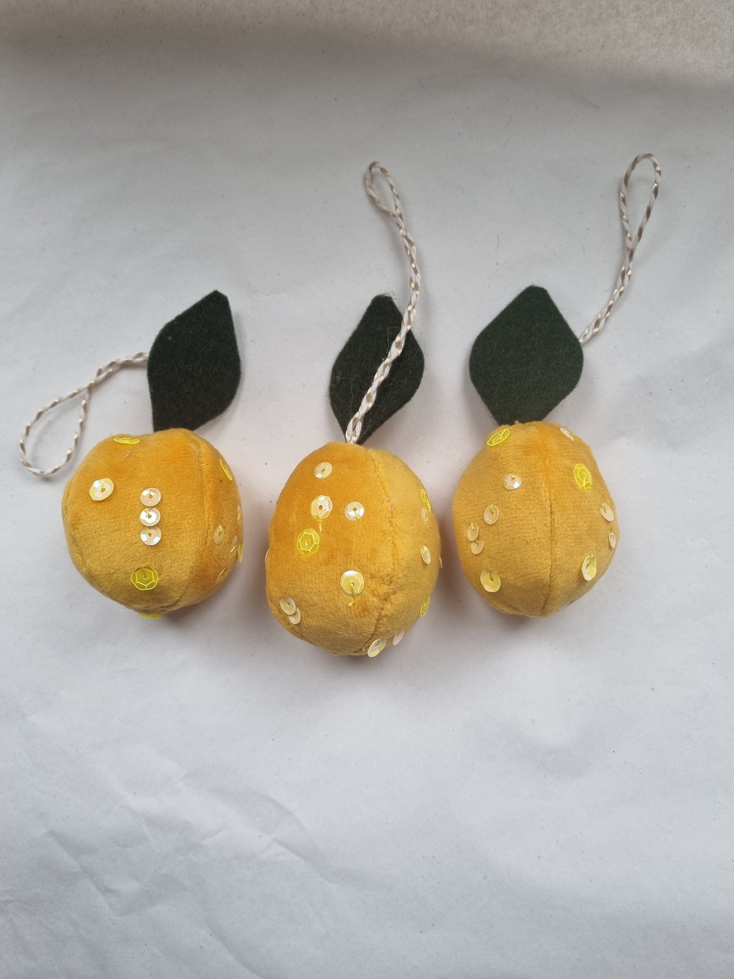 Lemon Ornament, Sample - Small