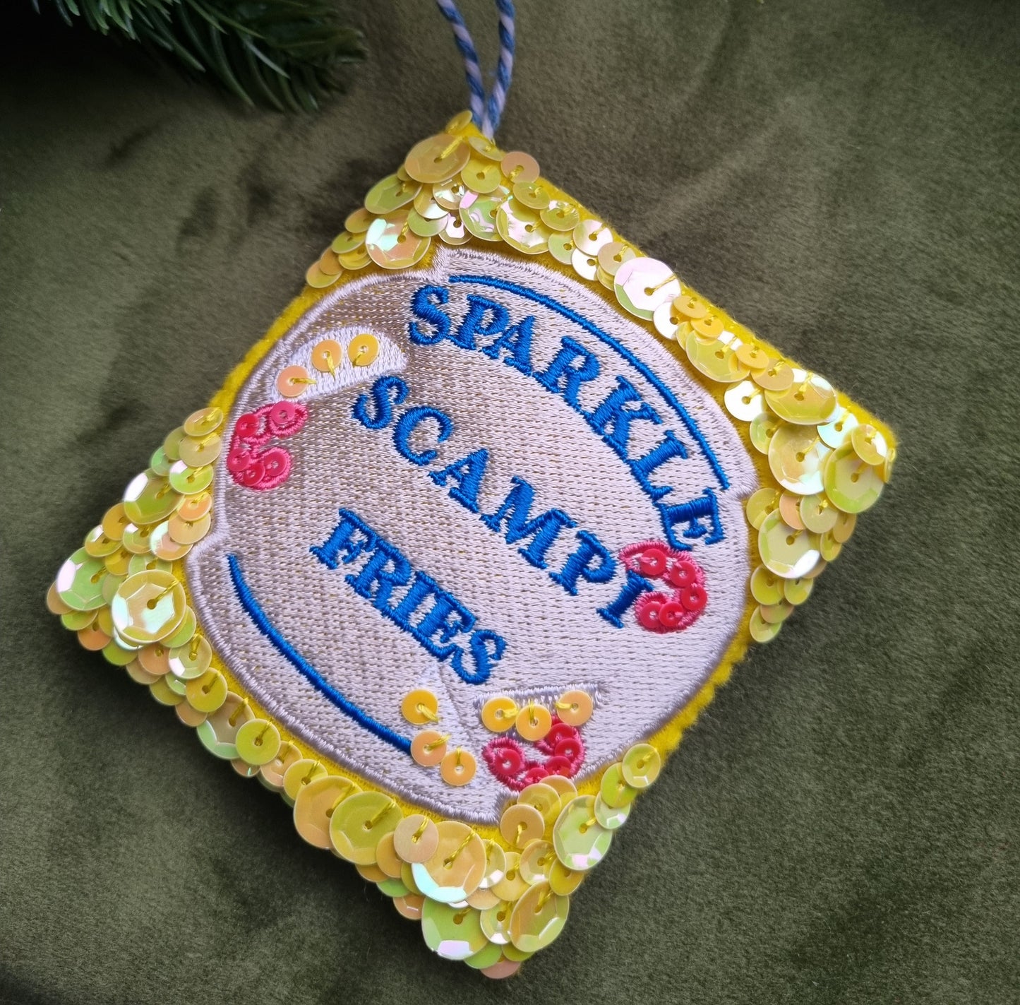 Scampi Fries Hanging Ornament