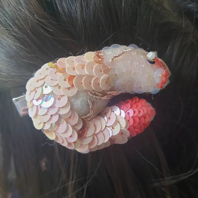 The Shrimp Set of Two Hair Clips/Brooch, The Elle Set