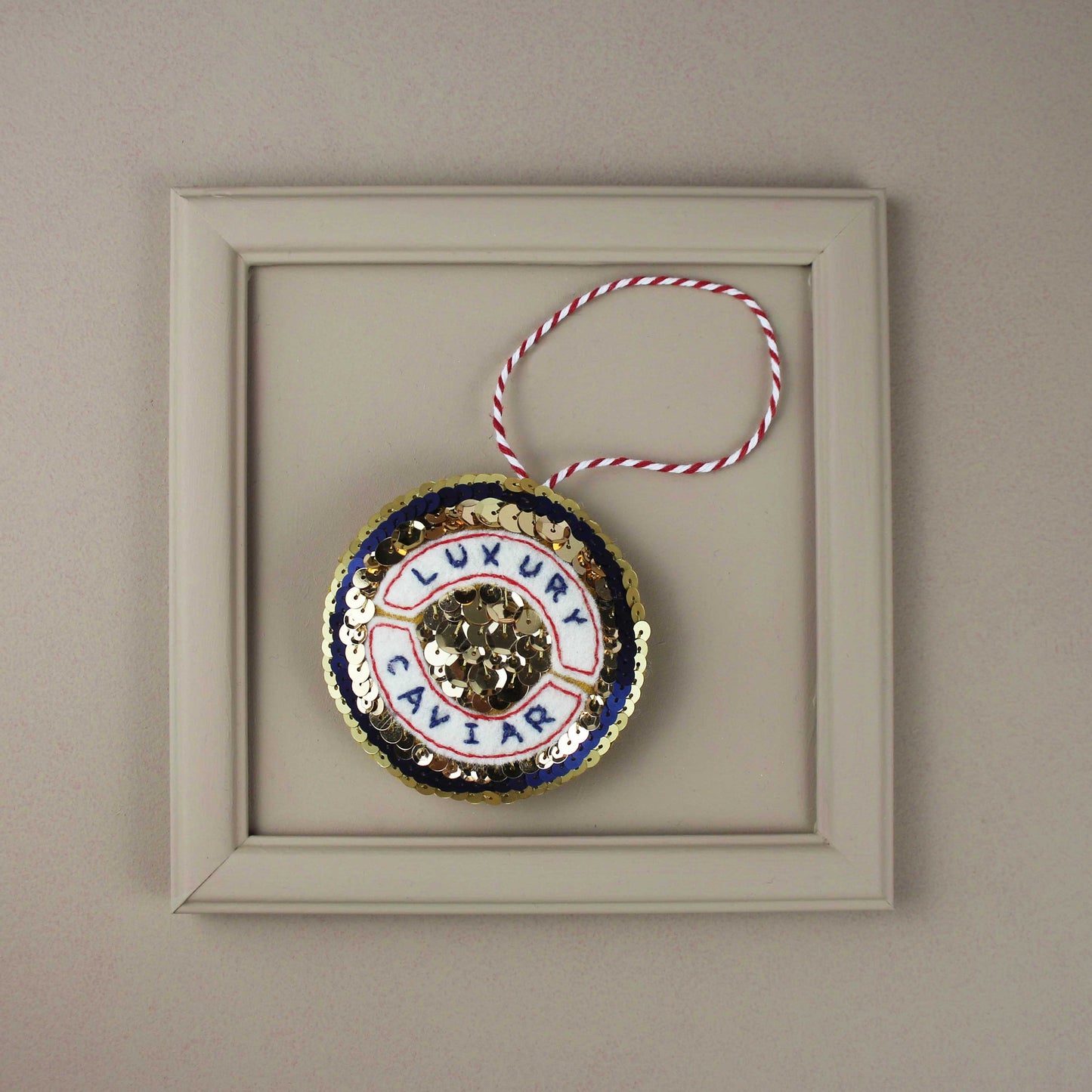 Handmade Caviar Sequin Hanging Decoration 