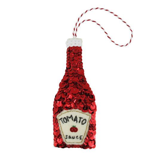 Tomato Sauce Hanging Ornament UK