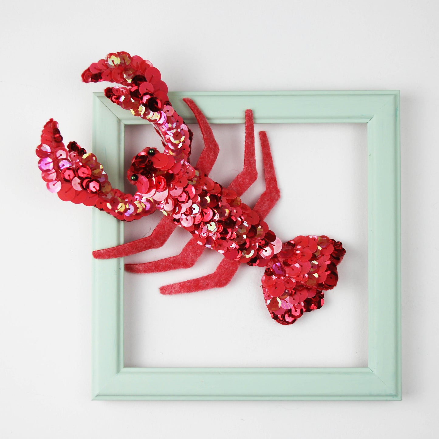 Lobster Sequin Ornament Christmas